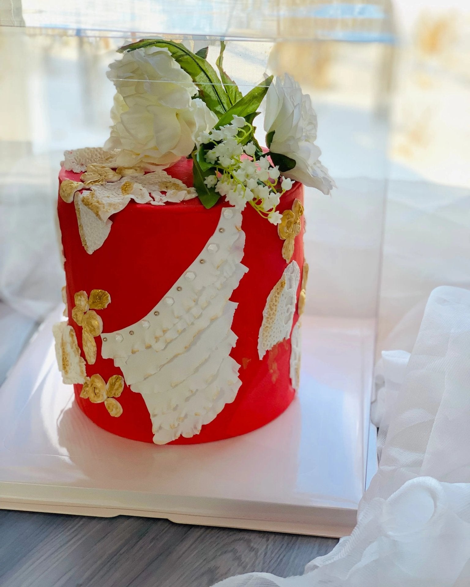 Large Tall Clear Cake Box - 13"L x 13"W x 14"H Square - S1314Sweet Degrees Kitchen