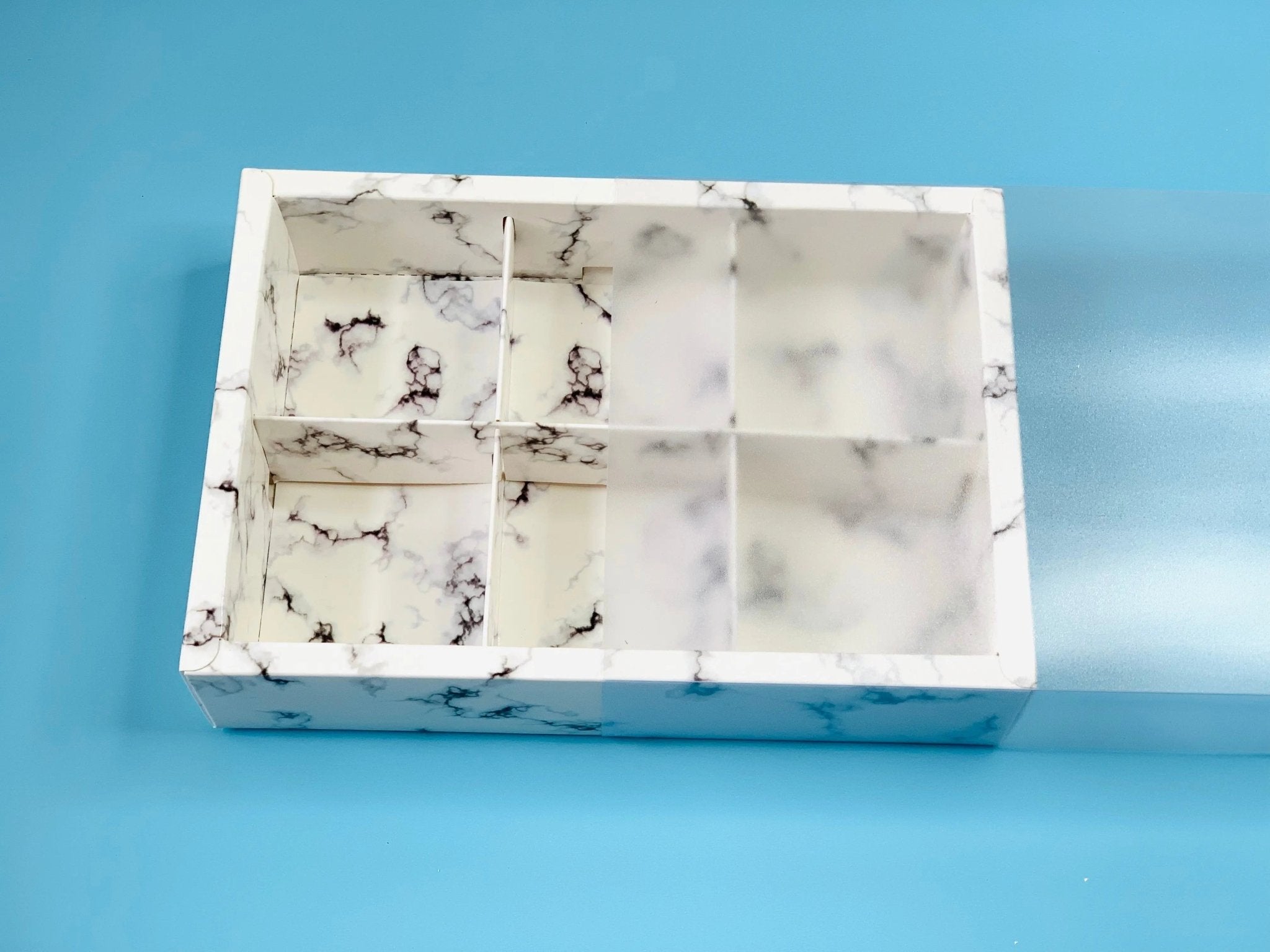 Pastry Dessert Cookie Box With 6 Holes 10 Boxes - Take - Out Containers