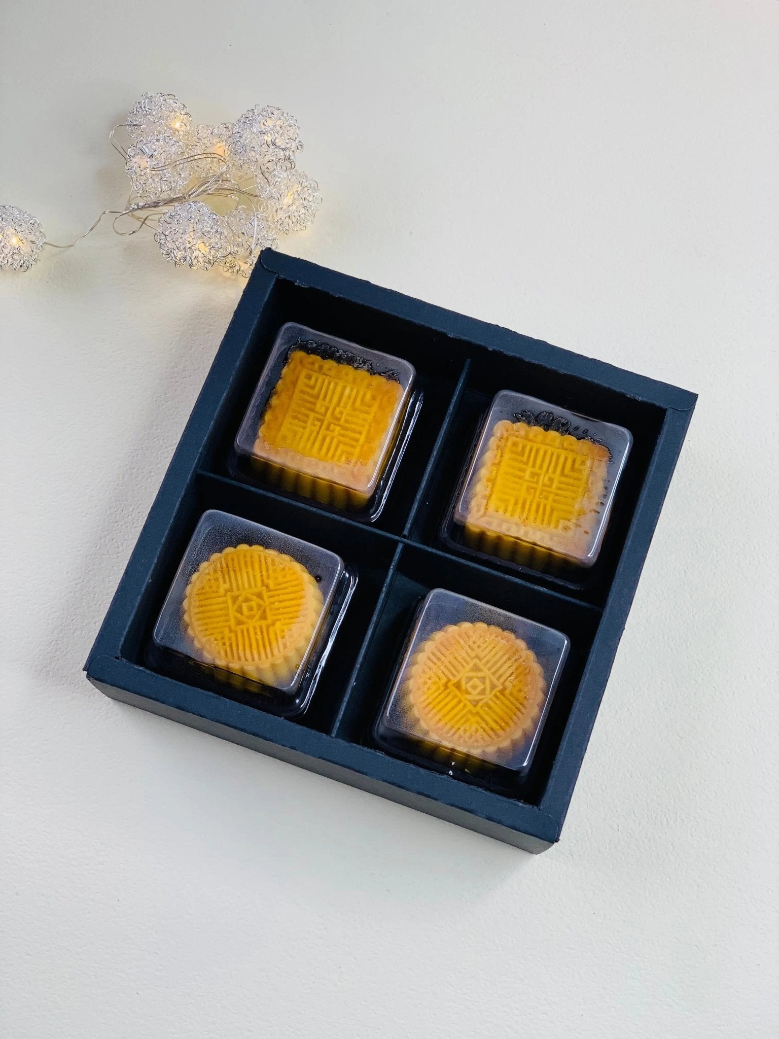 Pastry Dessert Cookie Boxes With 4 Holes 10 Packs - Take - Out Containers