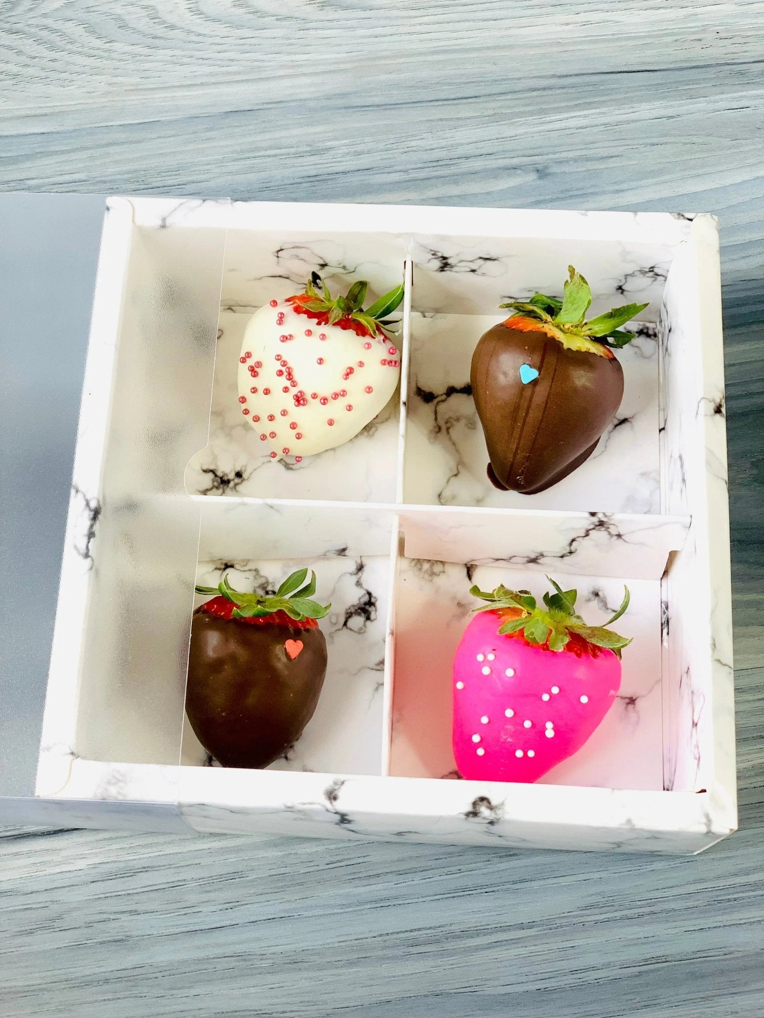 Pastry Dessert Cookie Boxes With 4 Holes 10 Packs - Take - Out Containers