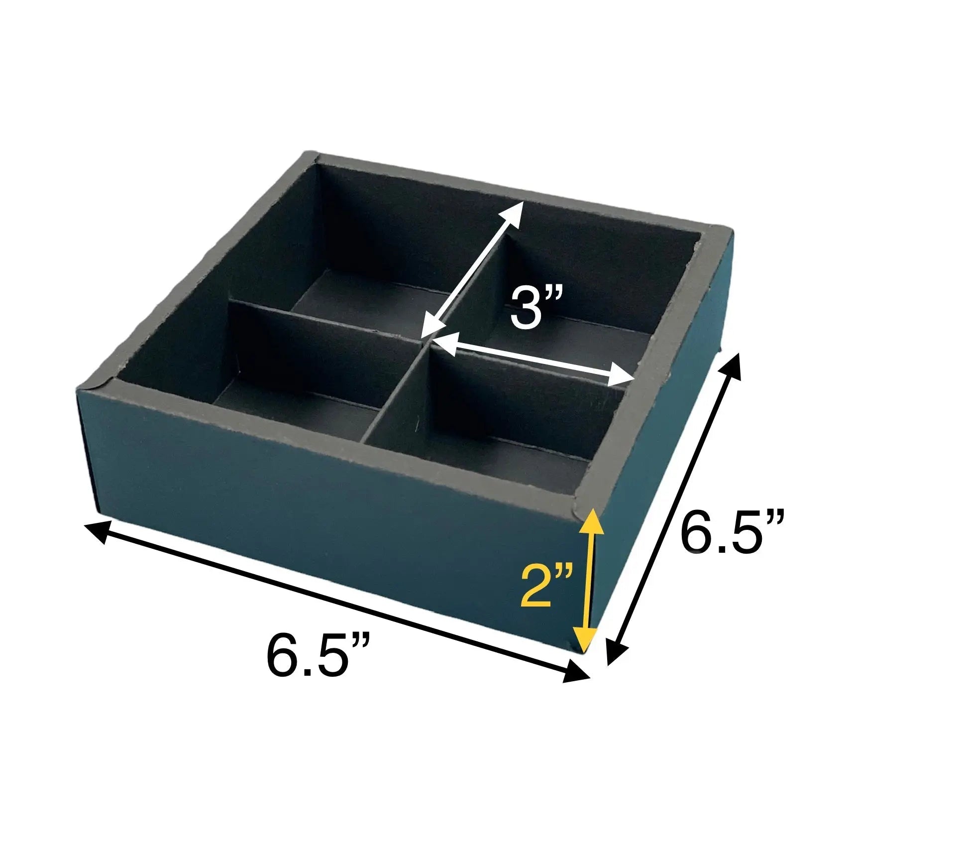 Pastry Dessert Cookie Boxes With 4 Holes 10 Packs - Take - Out Containers