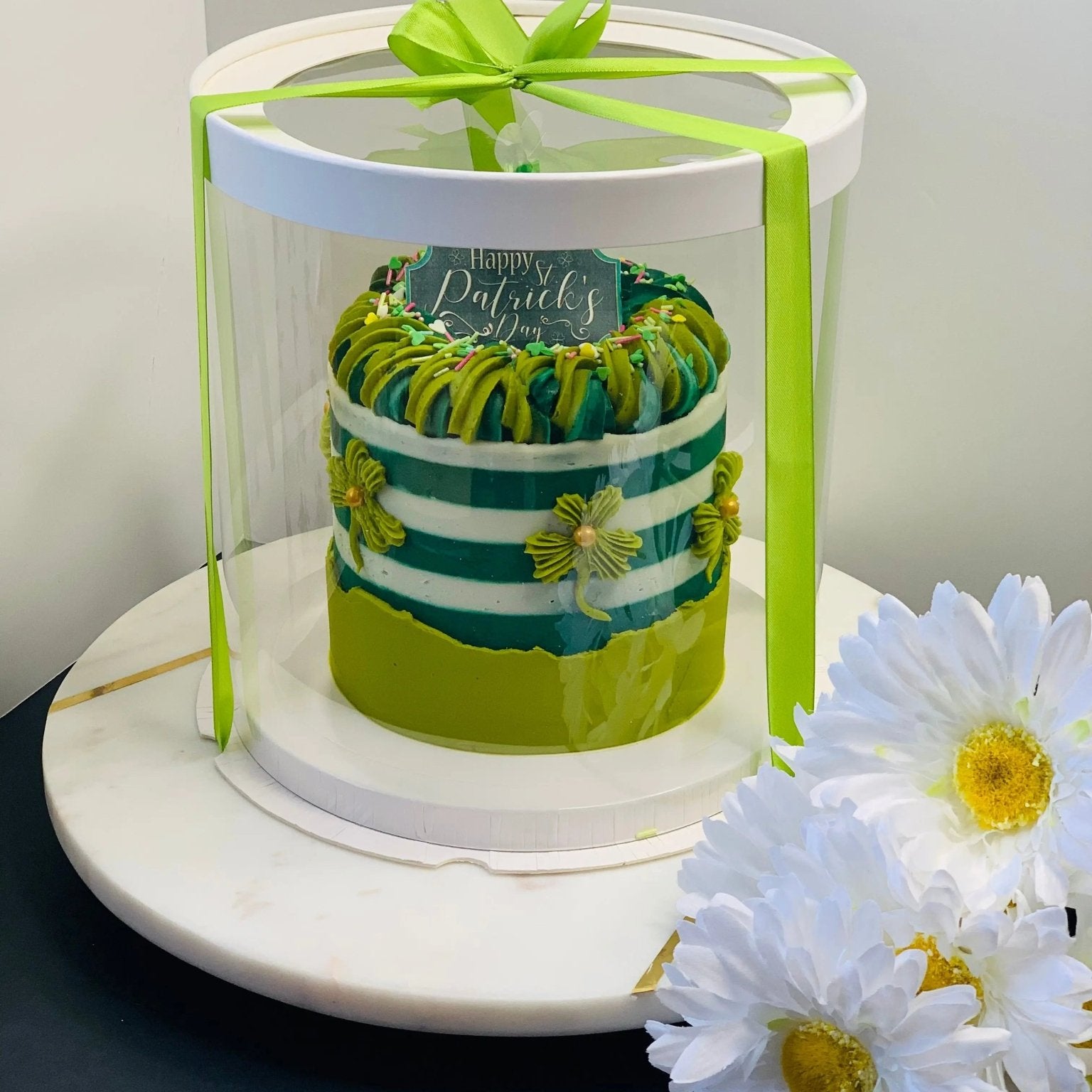 Round Clear Cake Box - 8.5" D by 9" Tall - Transparent Cake Boxes - Clear Gift Box - RW859 Round cake box
