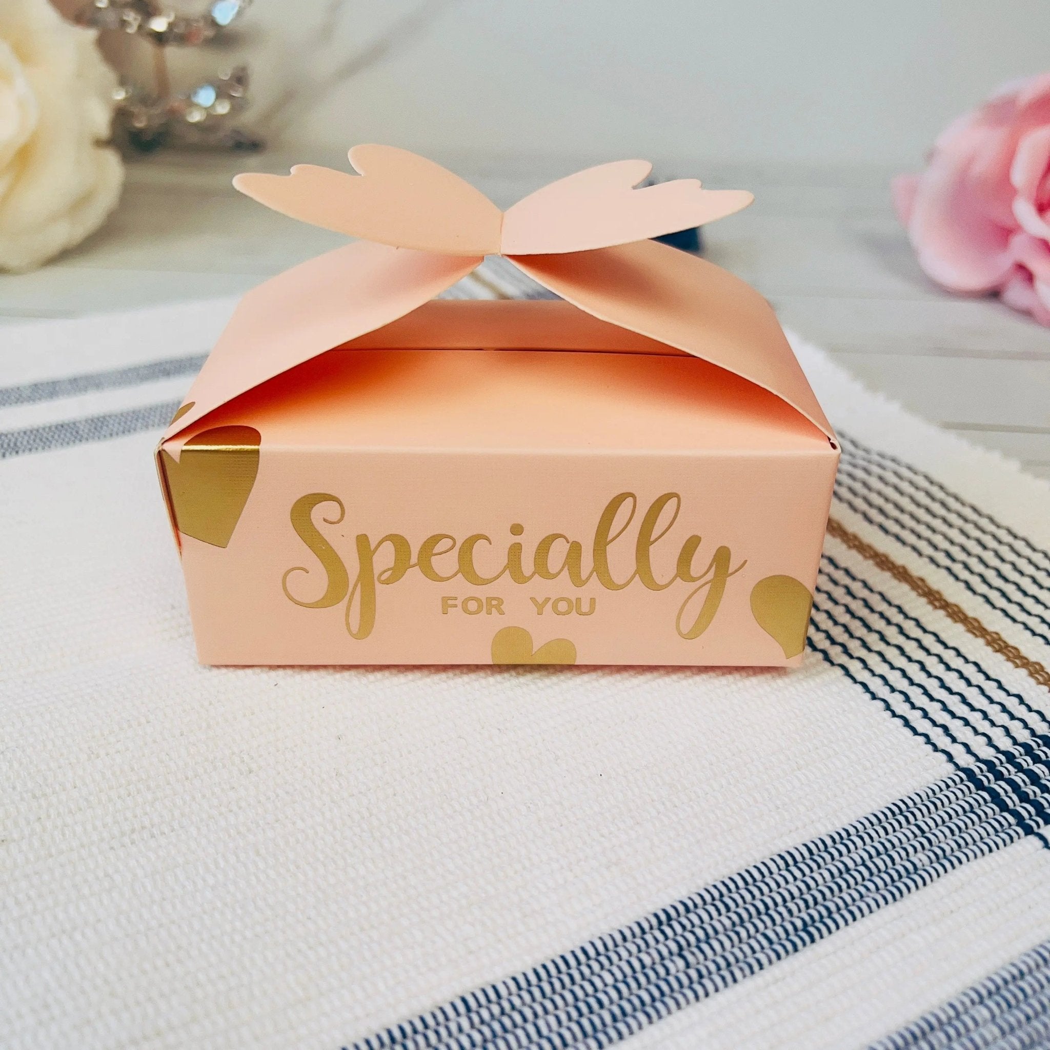 Special For You Butterfly Small Wedding Favor Boxes 50 PCs - Gift Boxes & Tins