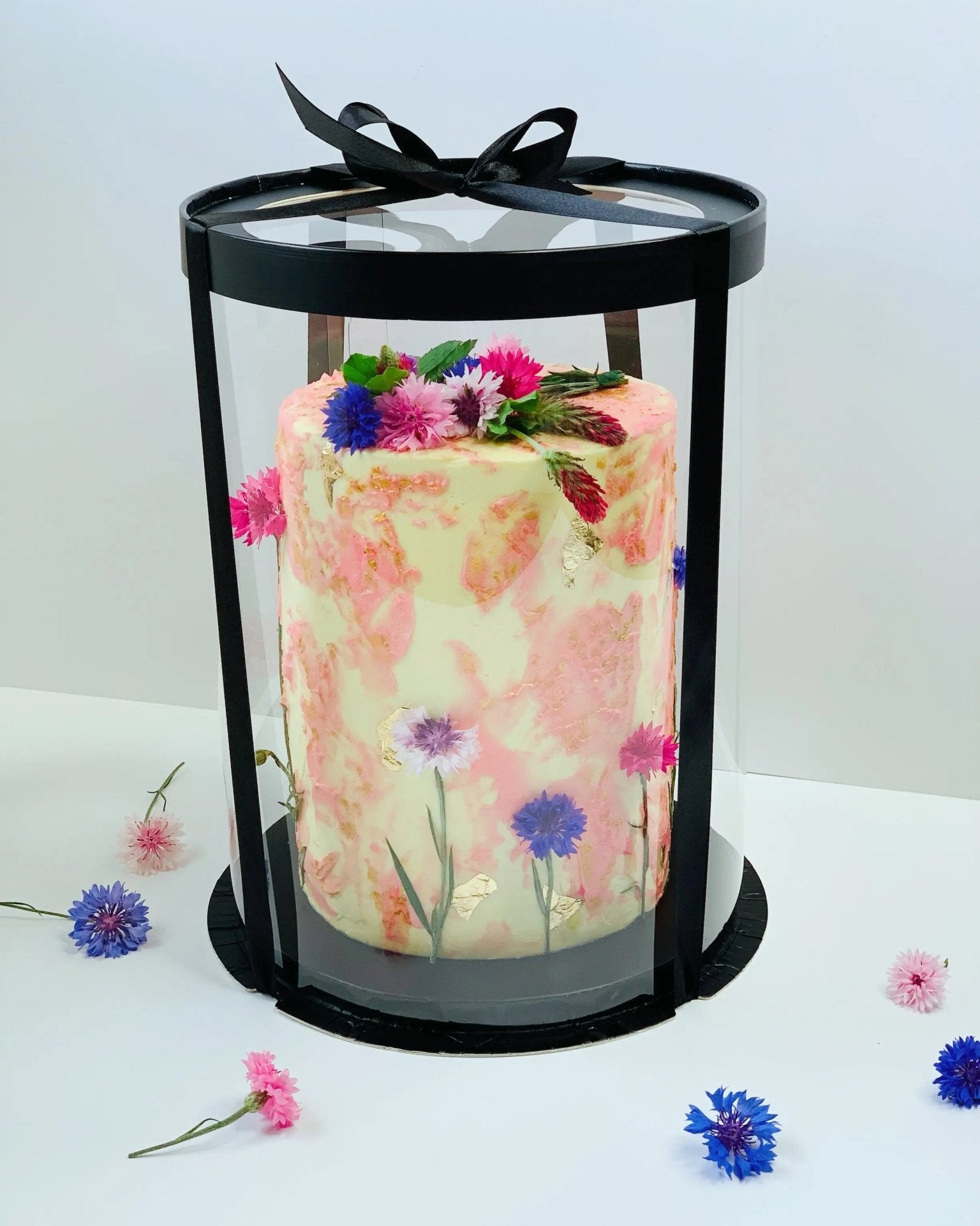 Tall Clear Cake Box 8.5" D x 11.75" H - Transparent Cake Boxes with Window - RB851175Sweet Degrees Kitchen