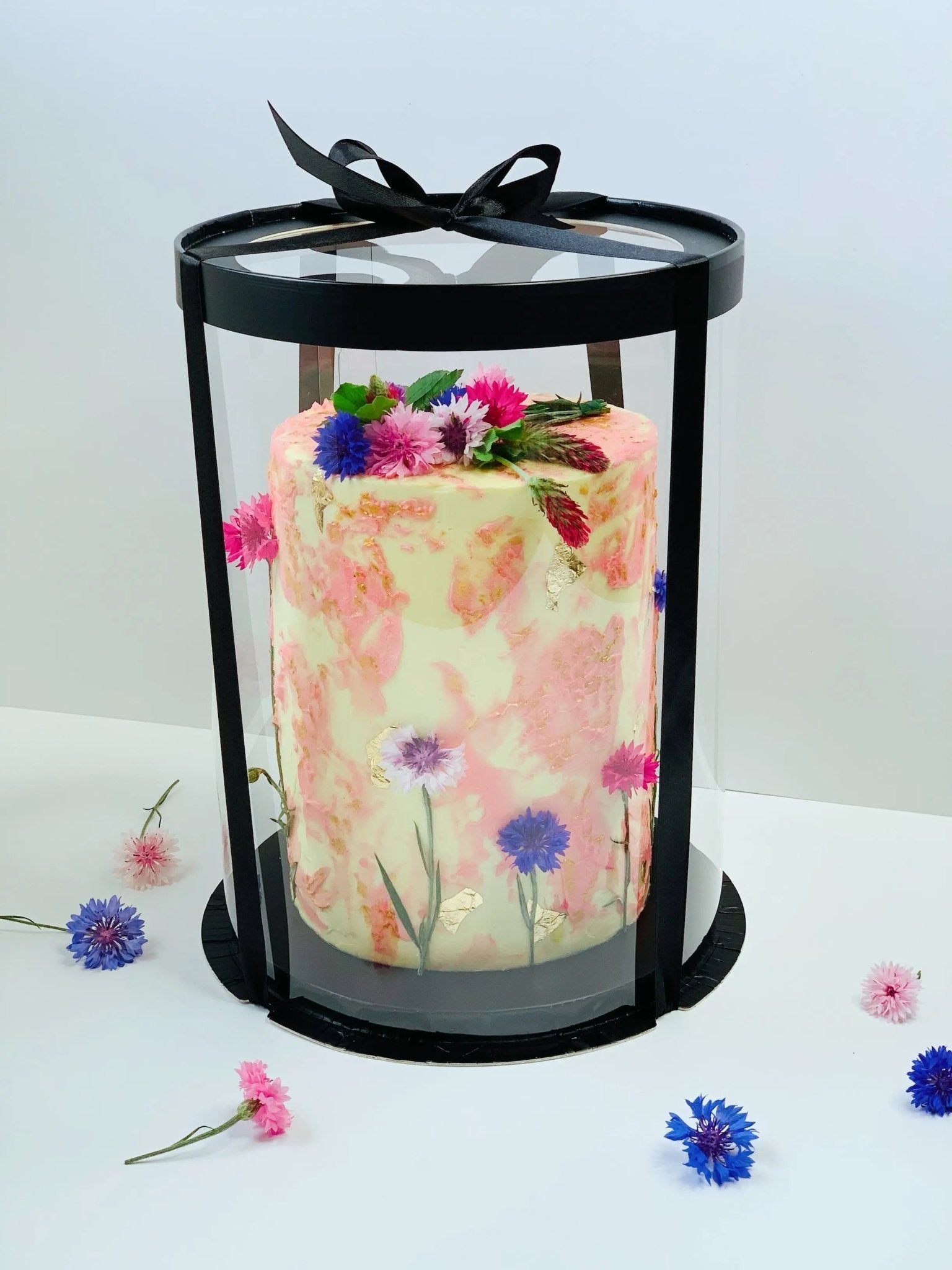 Tall Clear Cake Box 8.5" D x 11.75" H - Transparent Cake Boxes with Window - RB851175Sweet Degrees Kitchen