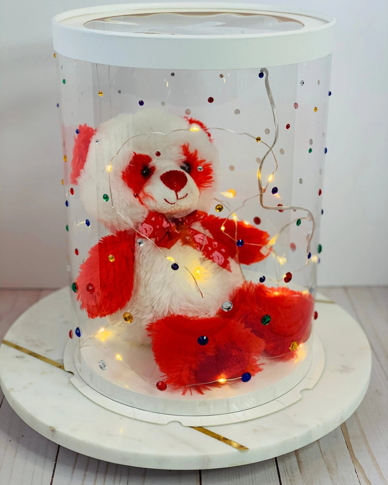 Tall Clear Cake Box 8.5" D x 11.75" H - Transparent Cake Boxes with Window - RW851175 Round cake box