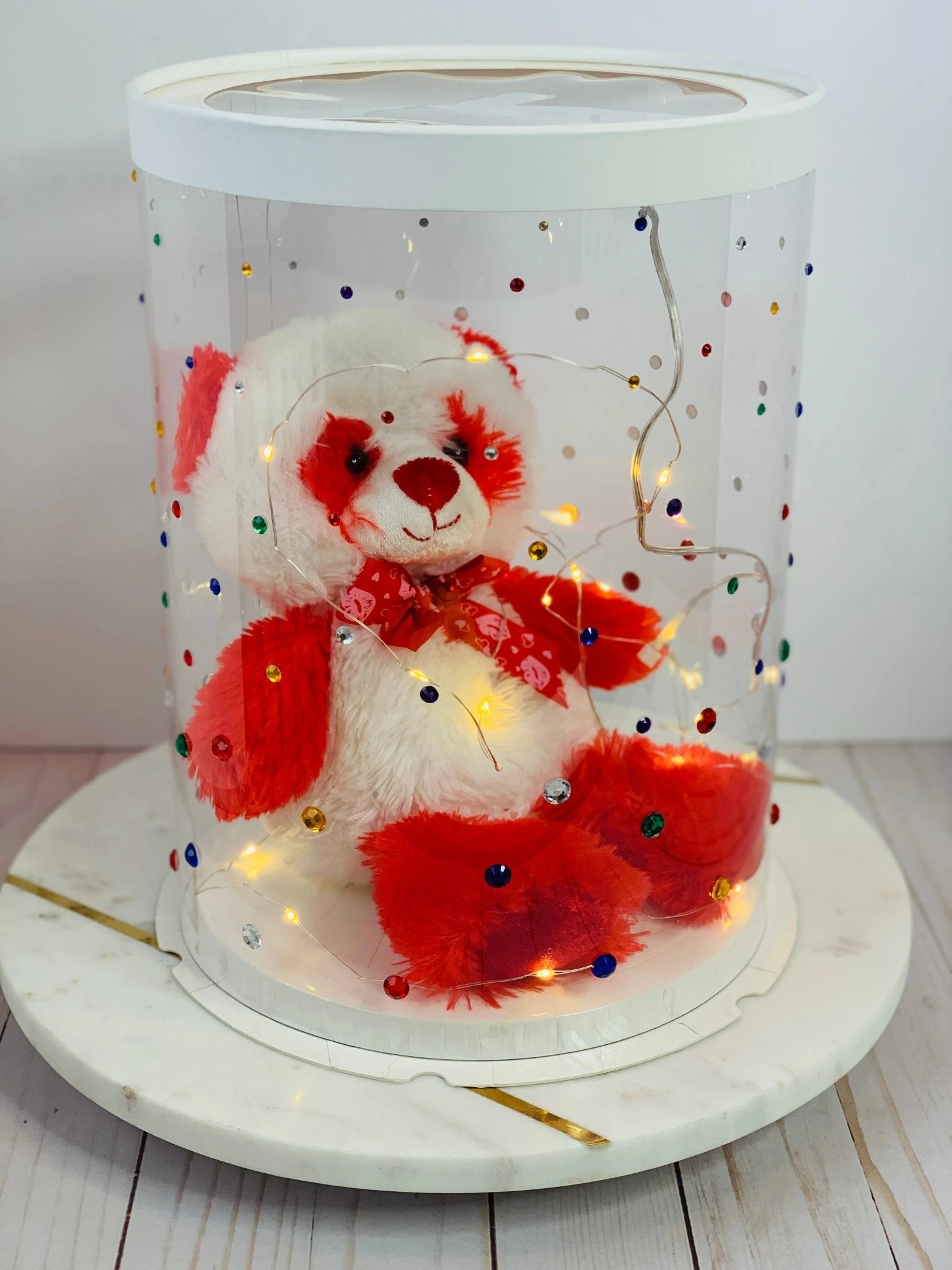 Tall Clear Cake Box 8.5" D x 11.75" H - Transparent Cake Boxes with Window - RW851175 Round cake box