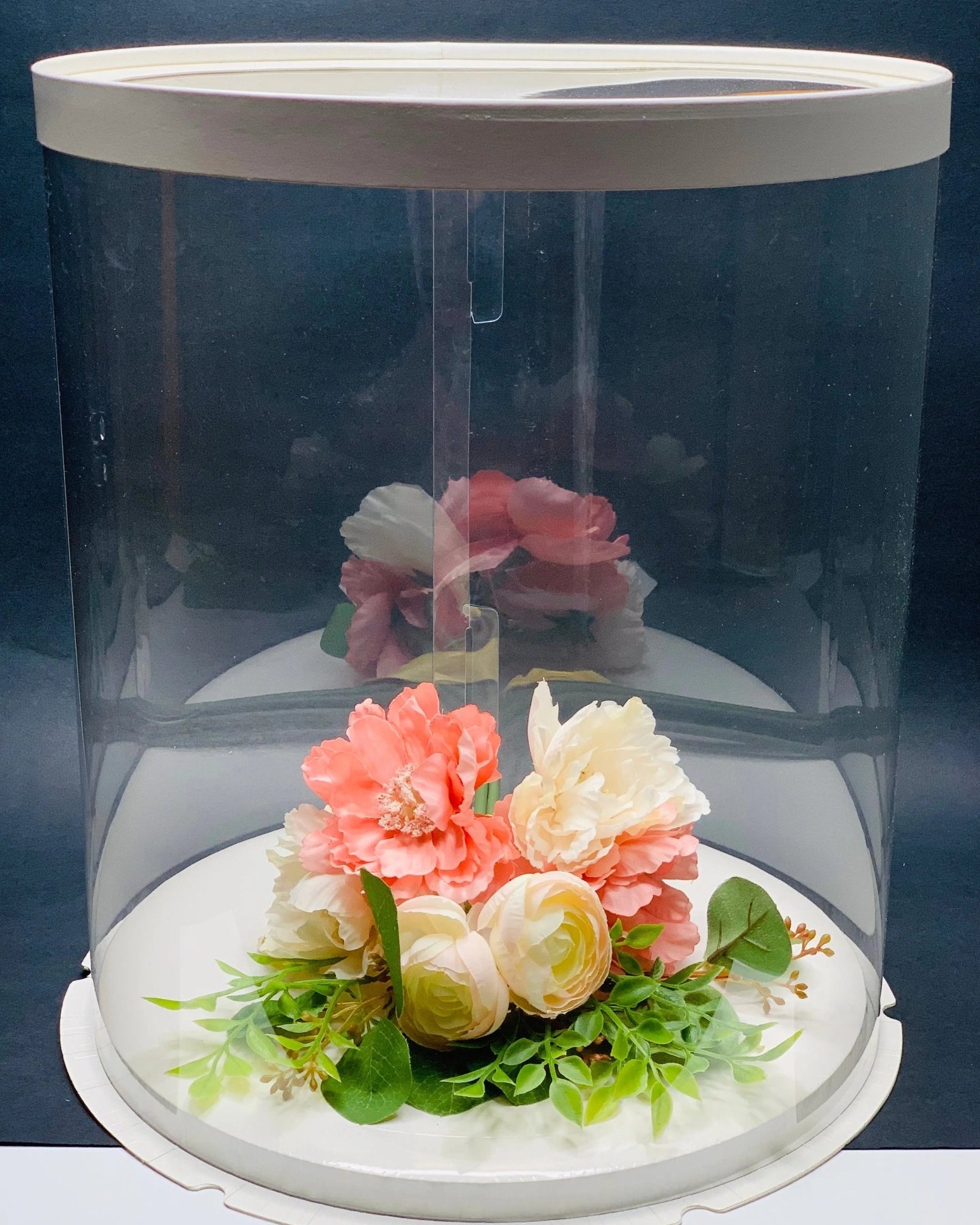 Tall Clear Round Cake Box - 10" D by 12.5" H - Clear Cake Boxes With Window - RW10125Sweet Degrees Kitchen