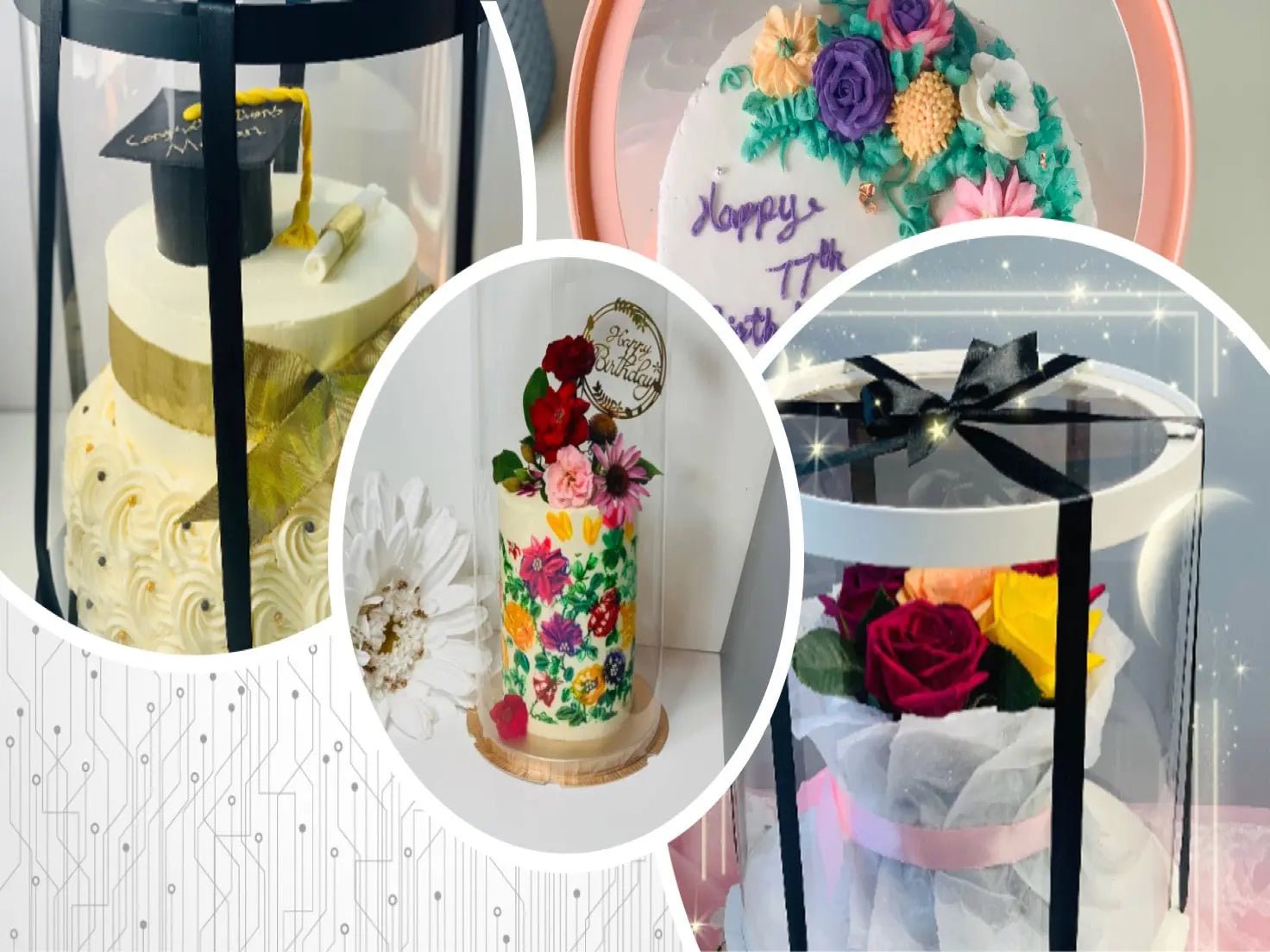 Round Cake Boxes - Sweet Degrees Kitchen