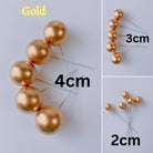 gold Mini ball cake topper