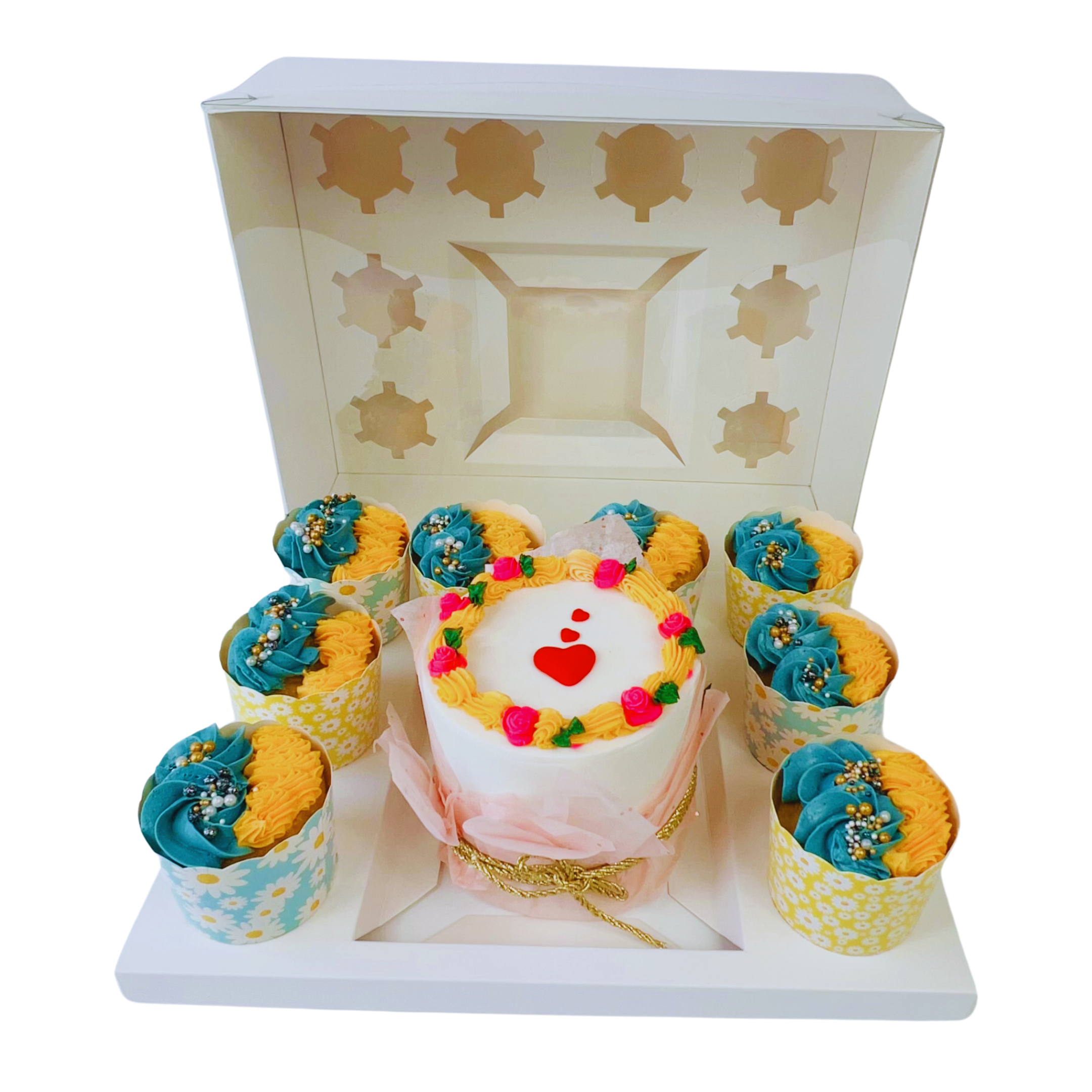 Bento Cake and Cupcake Box