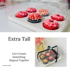 Clear Cupcake & Muffin boxes with 6 holes