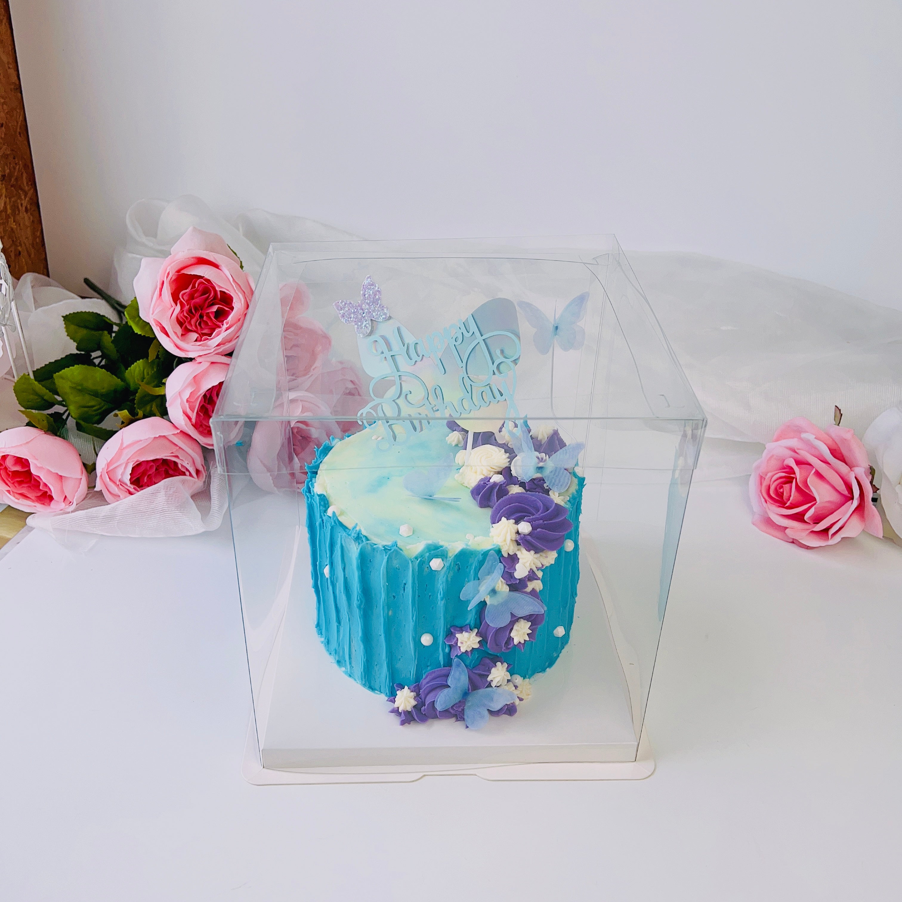 Small Clear Cake Desserts Boxes