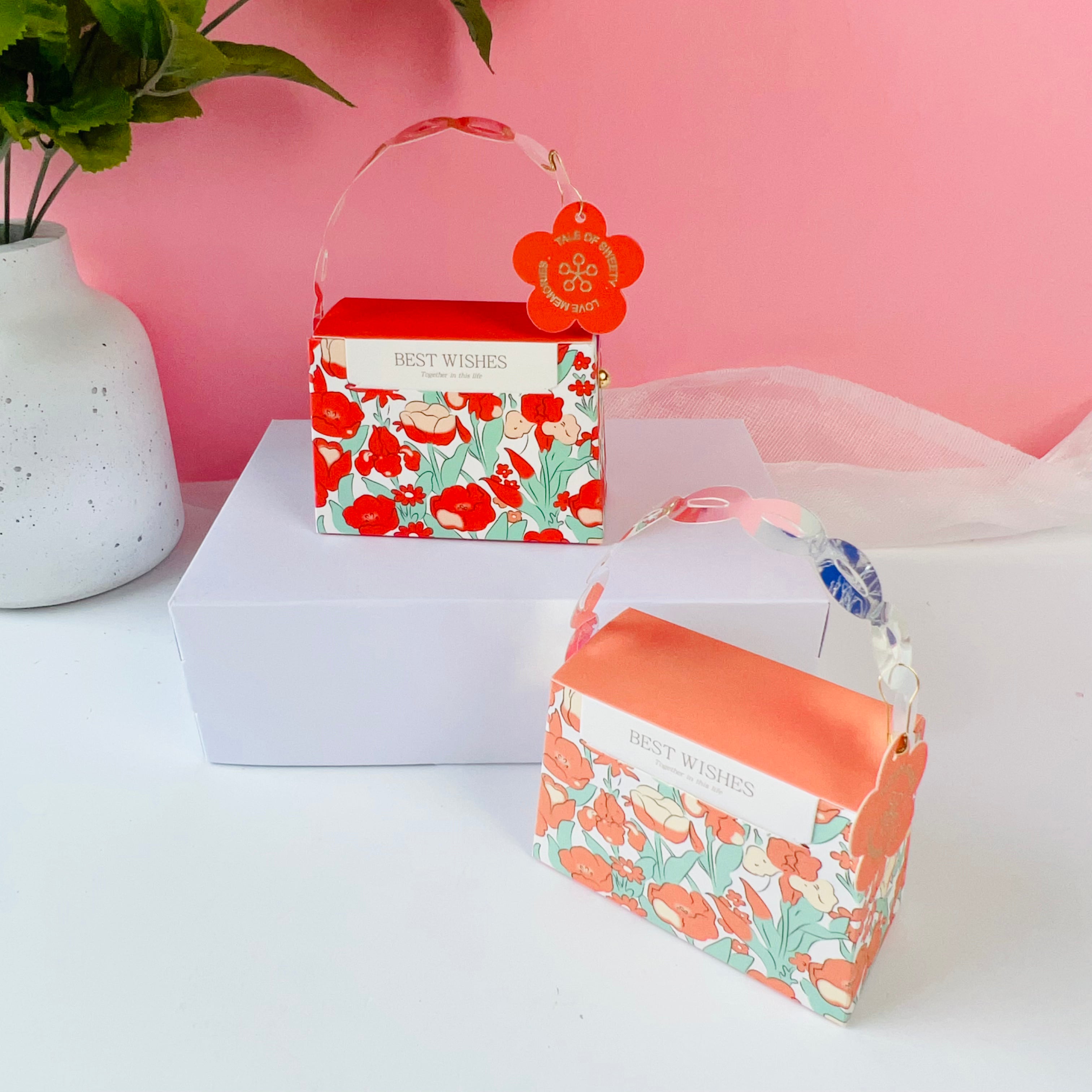 Luxury Handbag Wedding Favor Boxes