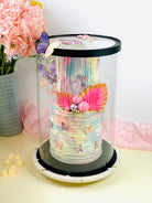 Tall Round Clear Cake Box