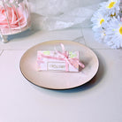 Triangle Wedding Favor Boxes with Ribbon