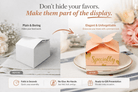 Butterfly Wedding Favor Boxes 50 Pack - variant_product_type