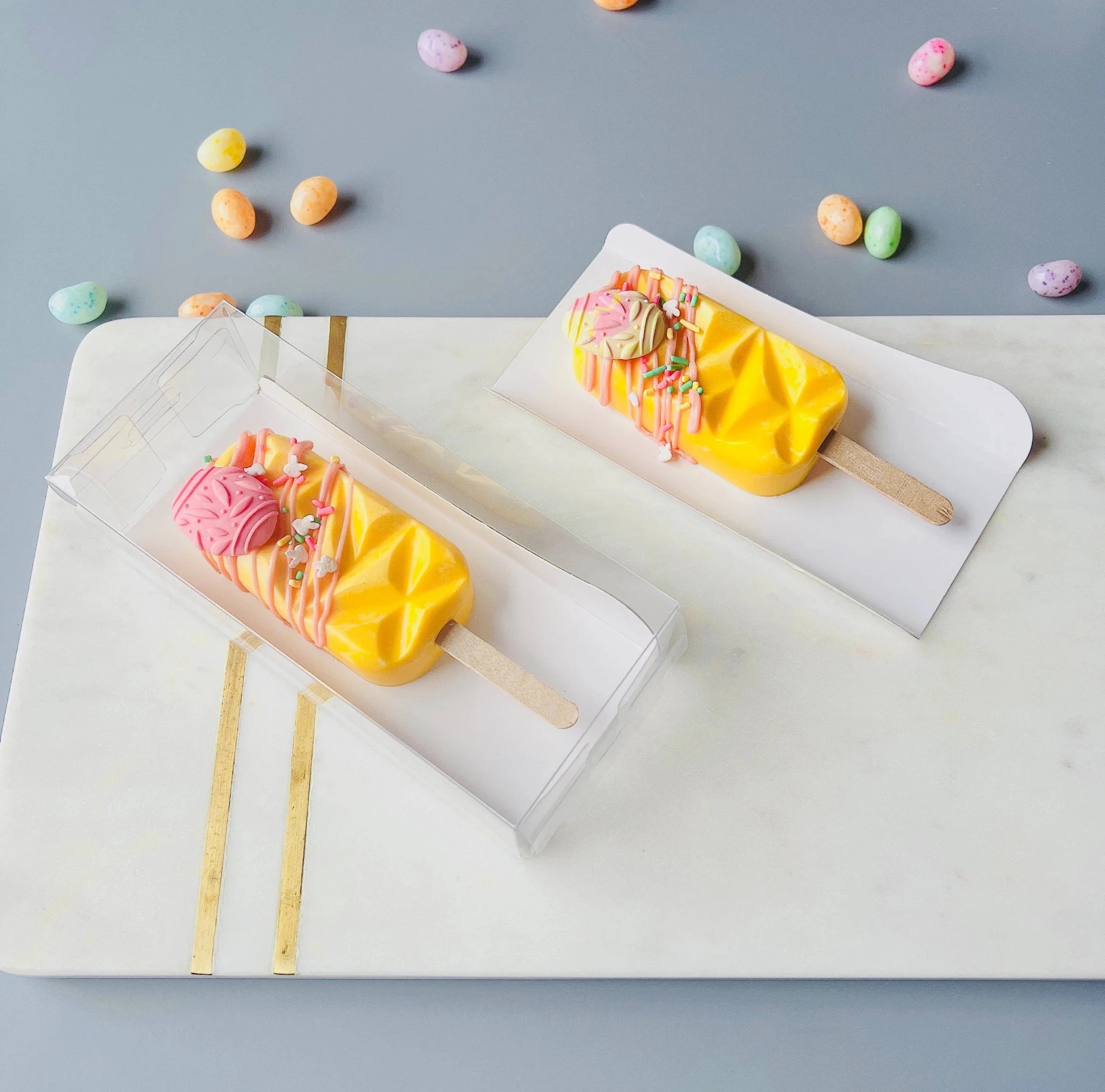 Cakesicle Popsicle Clear Boxes - Clear Cake Pop Box - WPCSB1 Take - Out Containers