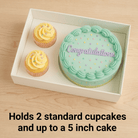 Clear Bento Cake Box 1 + 2 Cupcake Combo - variant_product_type
