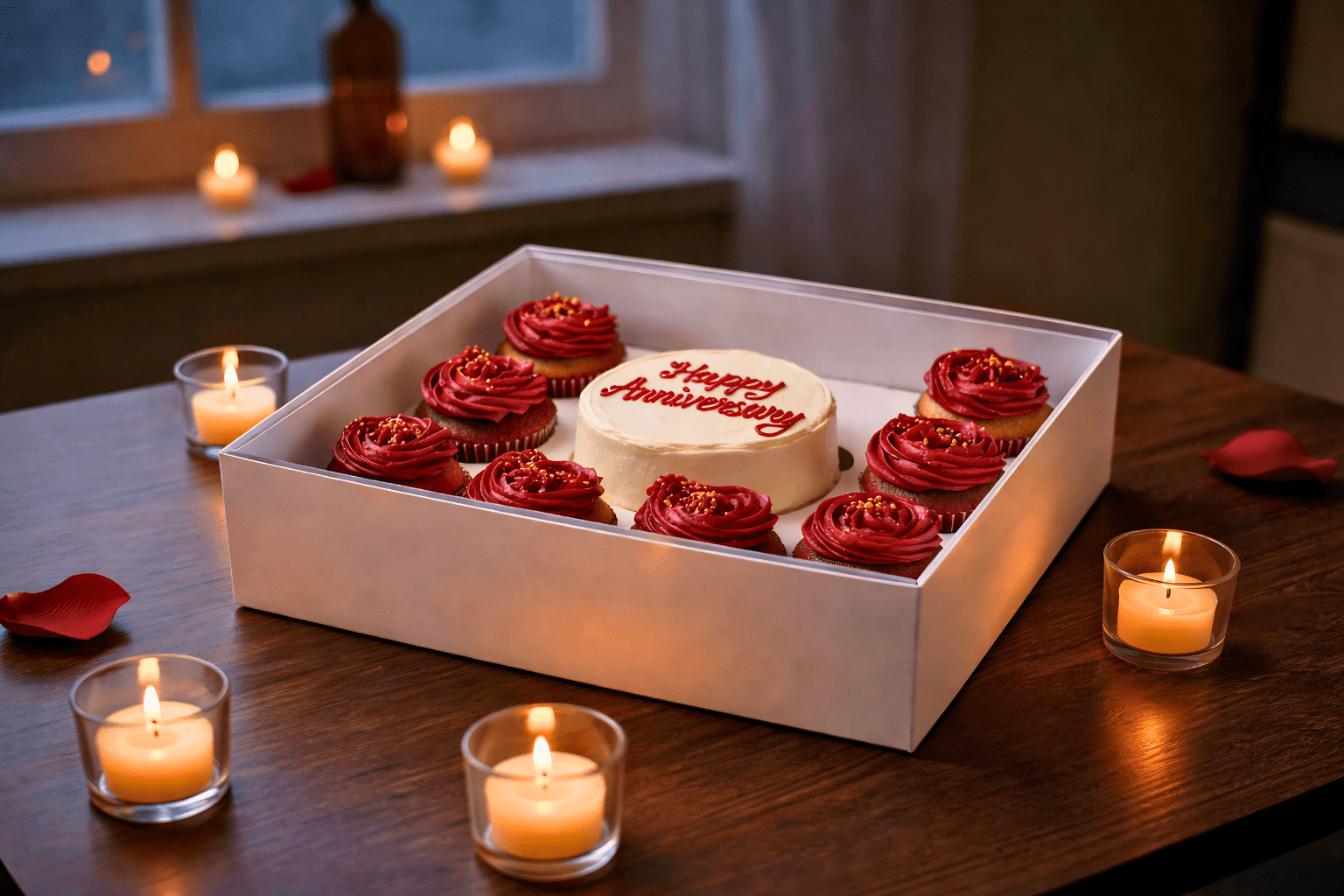 Clear Bento Cake Box 1 + 8 Cupcake Combo - variant_product_type