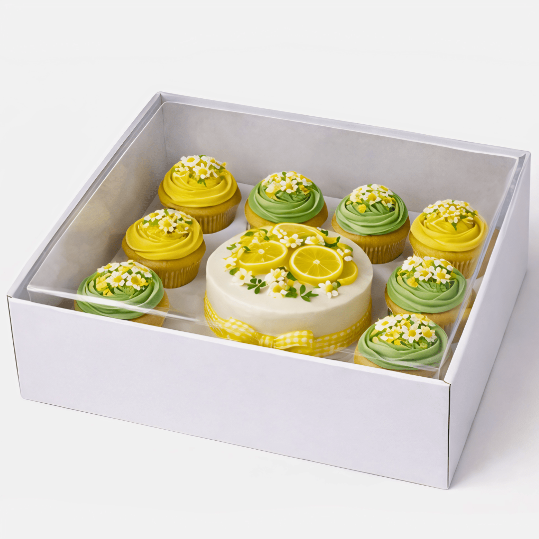 Clear Bento Cake Box 1 + 8 Cupcake Combo - variant_product_type