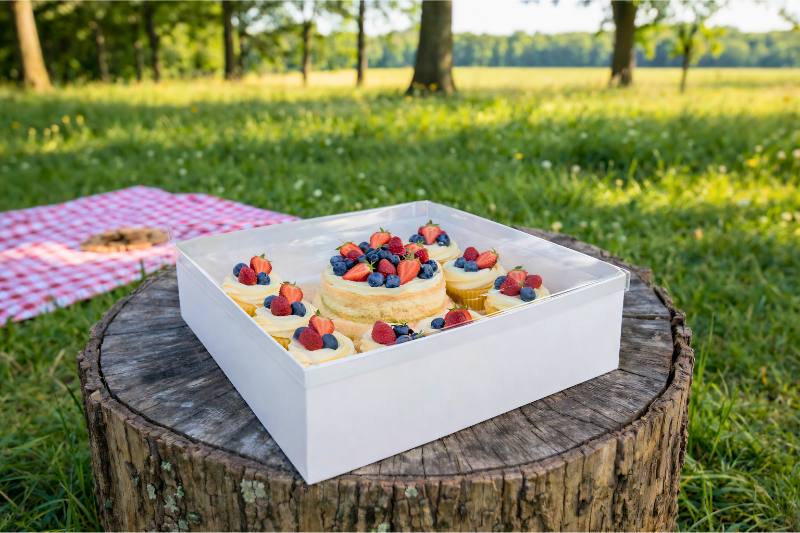 Clear Bento Cake Box 1 + 8 Cupcake Combo - variant_product_type