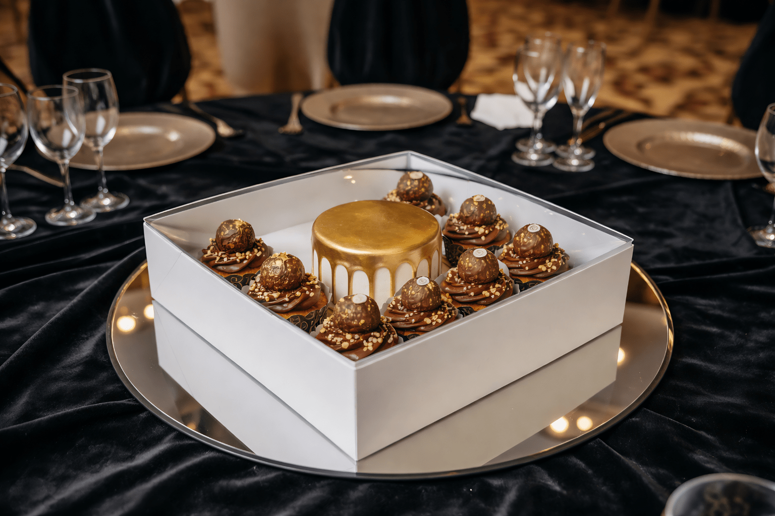 Clear Bento Cake Box 1 + 8 Cupcake Combo - variant_product_type