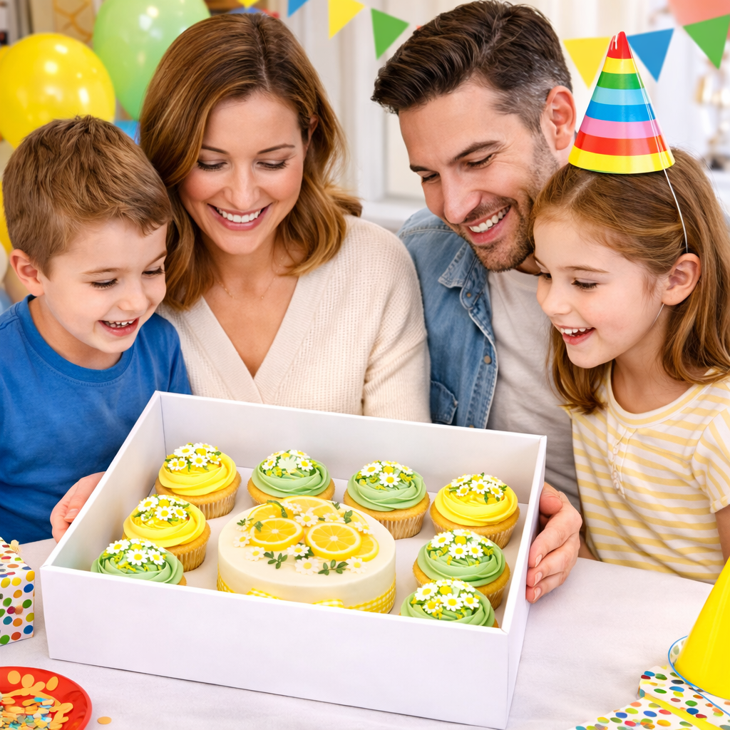 Clear Bento Cake Box 1 + 8 Cupcake Combo - variant_product_type