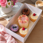 Clear Bento Cake Box 1 Cake and 4 Cupcakes Combo - variant_product_type