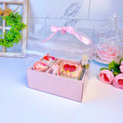 Clear Cake Flower Box with Handle - Gift box - YFCB Gift Boxes & Tins