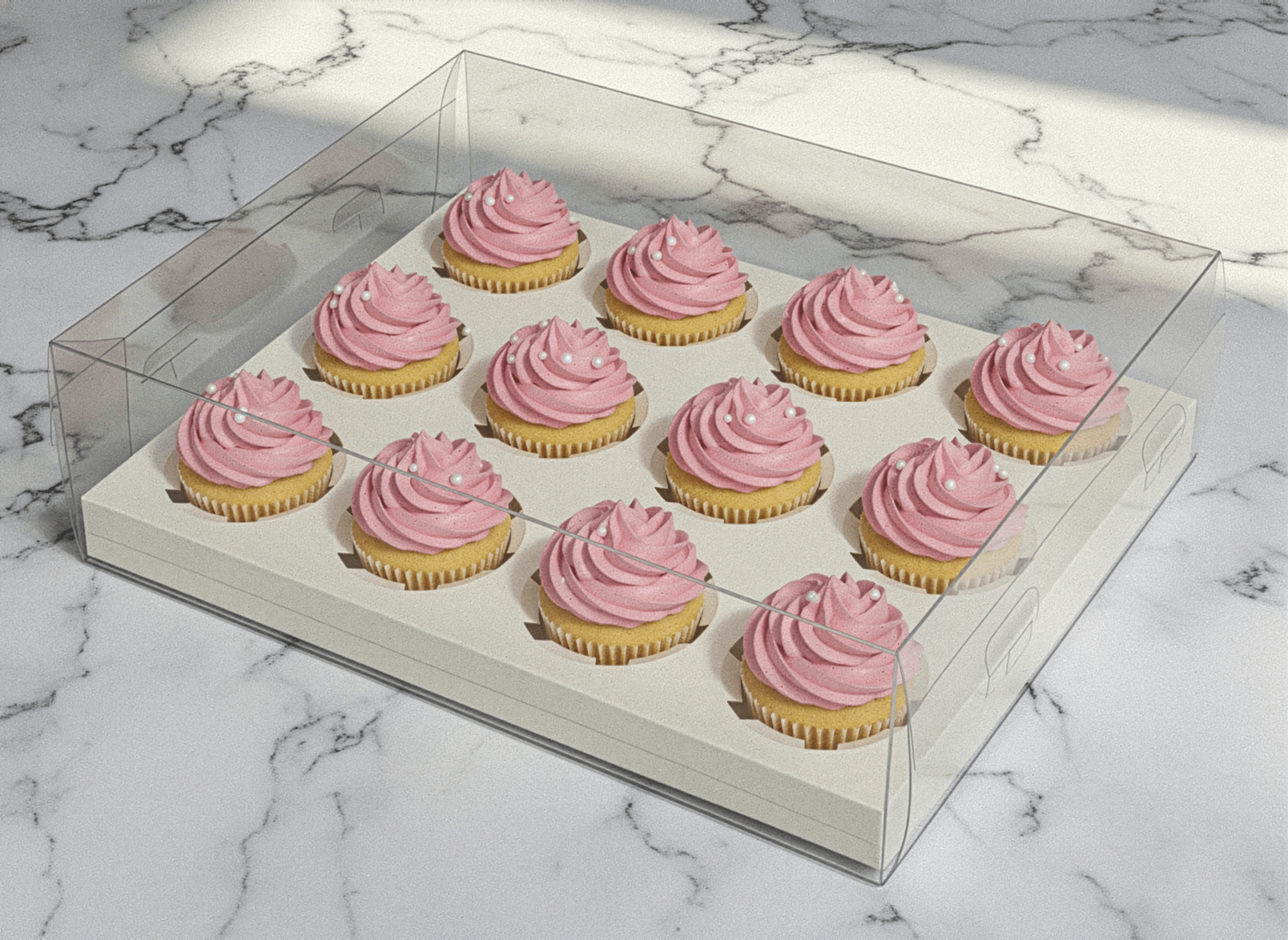 Clear Cupcake Boxes for 12 Cupcakes - variant_product_type