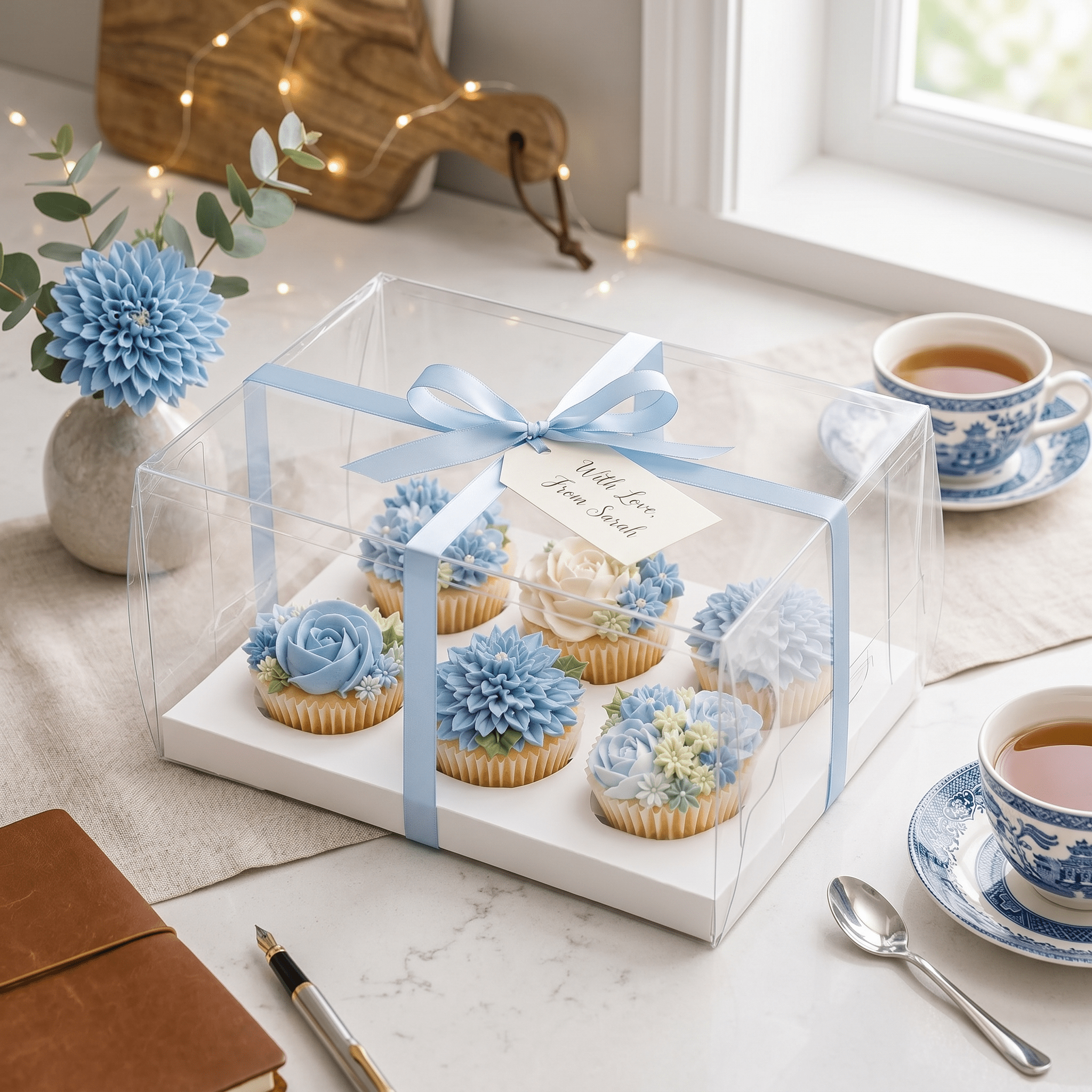 Clear Cupcake Boxes for 6 Cupcakes - variant_product_type