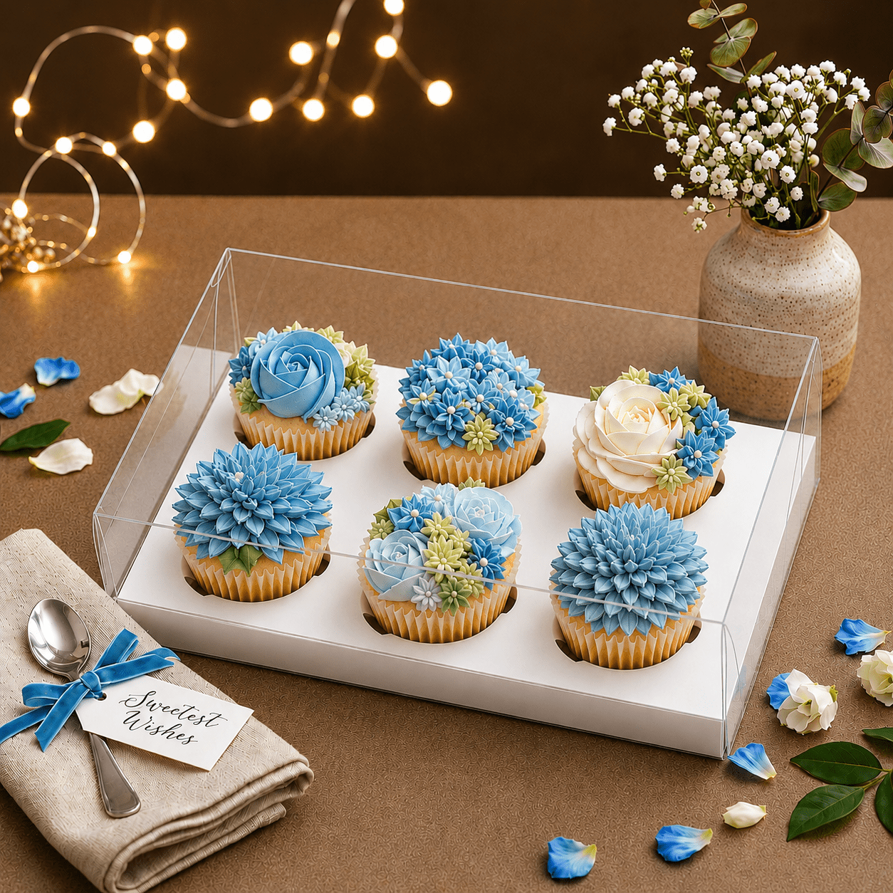 Clear Cupcake Boxes for 6 Cupcakes - variant_product_type