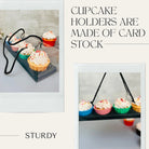 Clear Cupcake & Muffin Boxes with 4 Holes - Sweet Degrees Kitchen