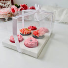 Clear Cupcake & Muffin boxes with 6 holes - Cupcake6 Cupcake boxes