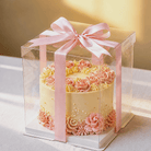 Clear Square Cake Box 8.5 x 8.5 x 9 for decorated cakes - variant_product_type