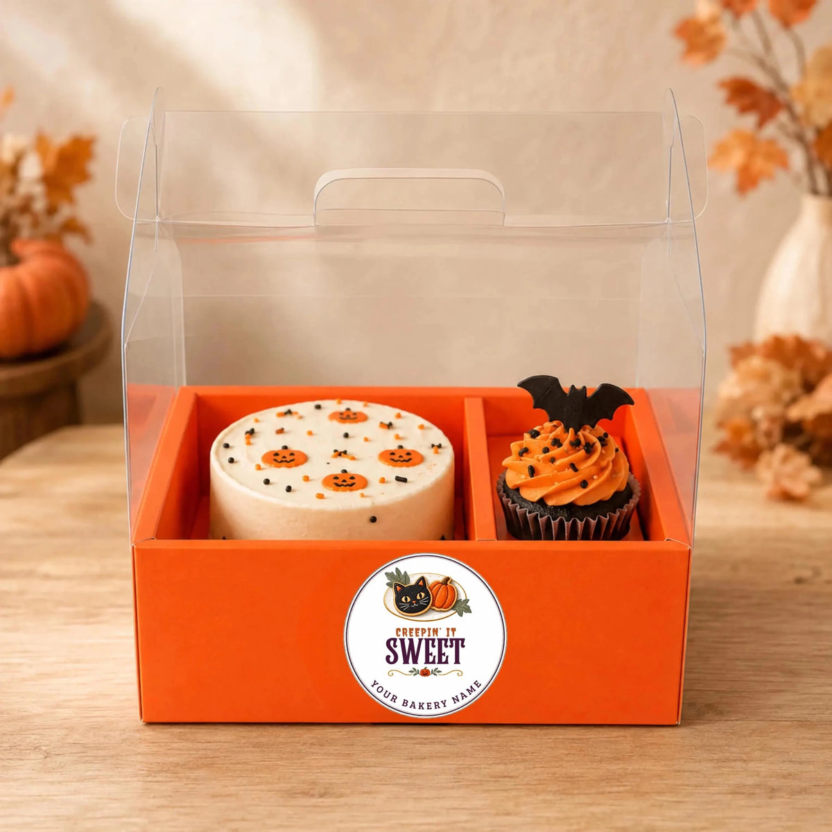Creepin’ It Sweet Halloween Bakery Stickers & Labels - #variant_product_type#