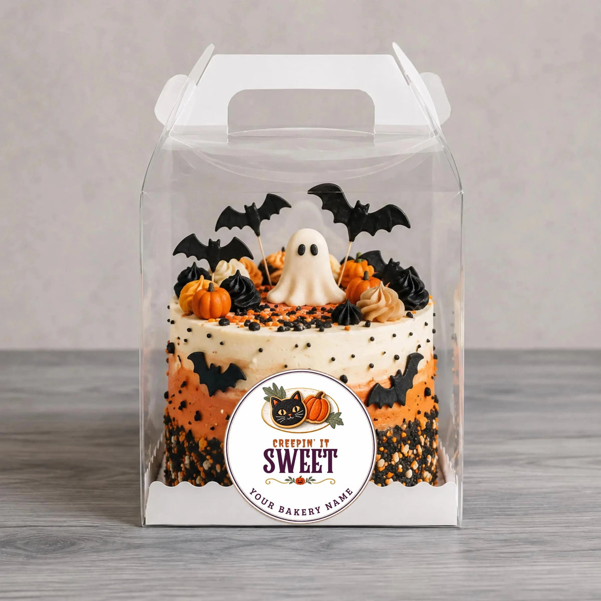 Creepin’ It Sweet Halloween Bakery Stickers & Labels - #variant_product_type#