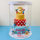 Extra Tall Clear Round Cake Box 12 x 18 for Tiered Cakes & Toppers - variant_product_type