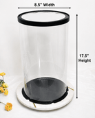 Extra Tall Clear Round Cake Box 8.5 x 17.5 for Tiered Cakes & Toppers - variant_product_type