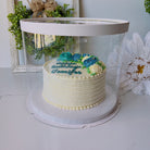 Large Round Clear Cake Box 12" x 10" - variant_product_type