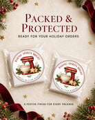 Personalized Christmas Baking Stickers, From the Kitchen of Labels, Holiday Baked Goods Packaging Labels, Custom Bakery Stickers