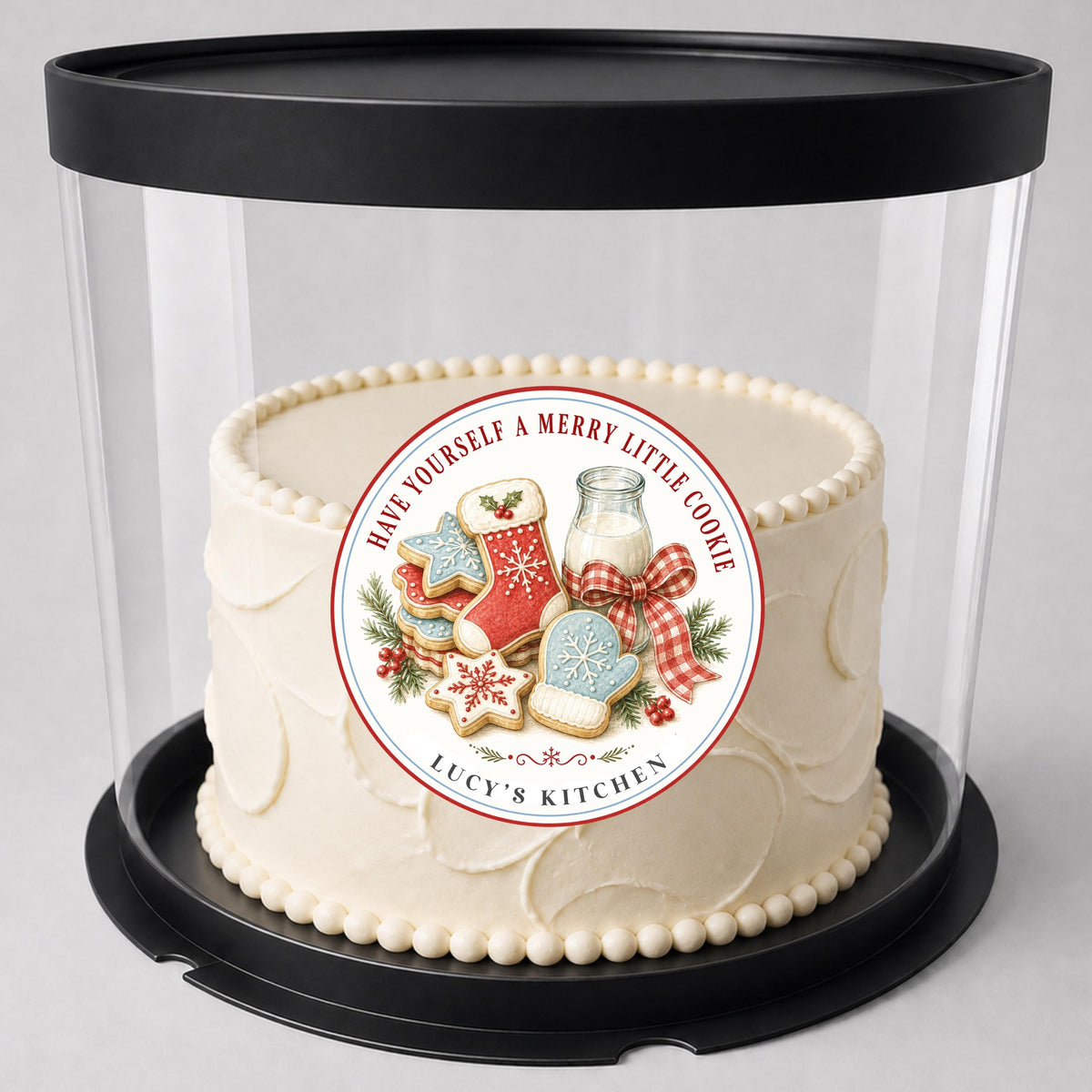 Personalized Christmas Baking Stickers, From the Kitchen of Labels, Holiday Baked Goods Packaging Labels, Custom Bakery Stickers