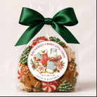 Personalized Christmas Baking Stickers, From the Kitchen of Labels, Holiday Baked Goods Packaging Labels, Custom Bakery Stickers