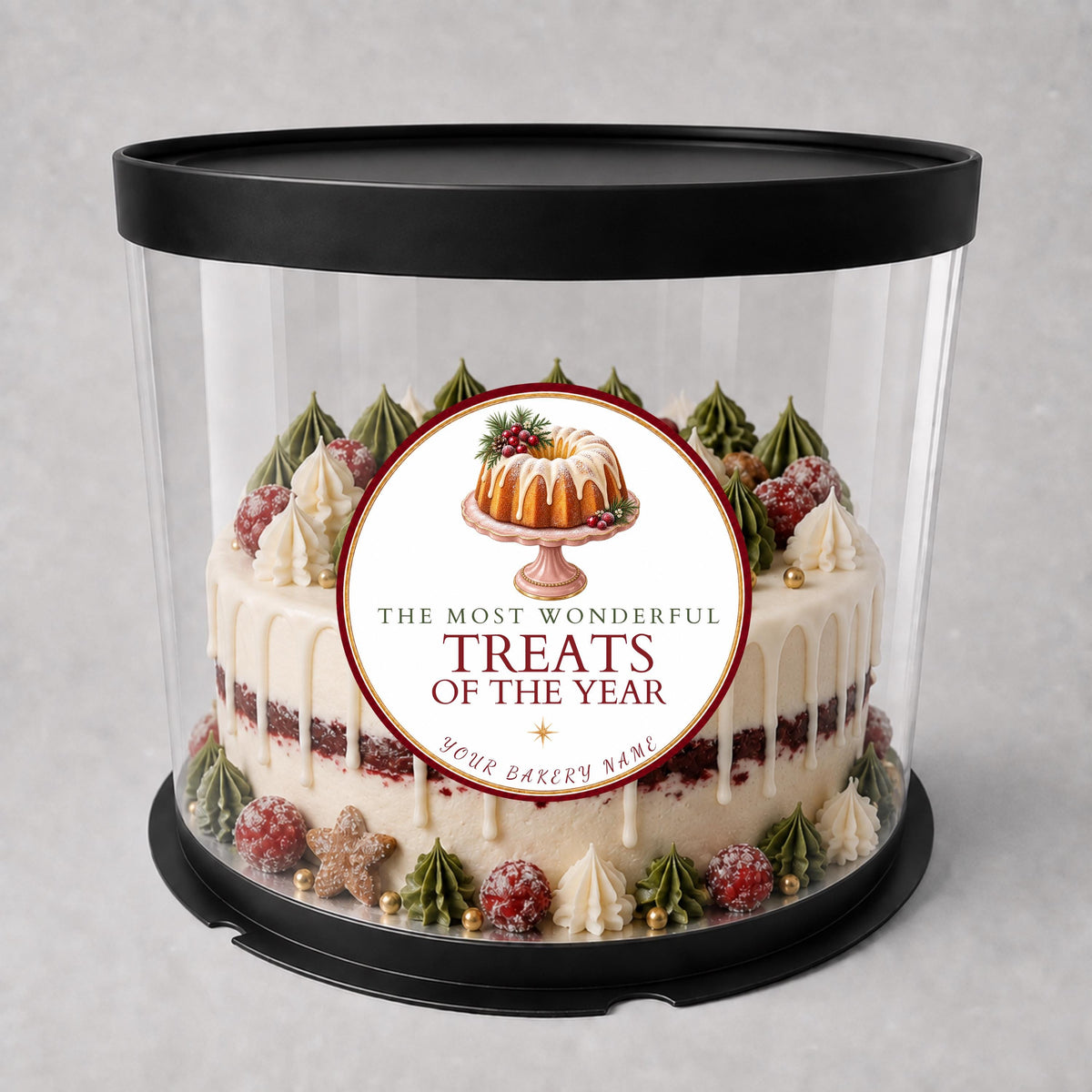 Baking Stickers, Personalized Christmas Kitchen Labels, Holiday Cookie Packaging Seals, Custom Baked With Love Designs