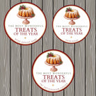 Baking Stickers, Personalized Christmas Kitchen Labels, Holiday Cookie Packaging Seals, Custom Baked With Love Designs