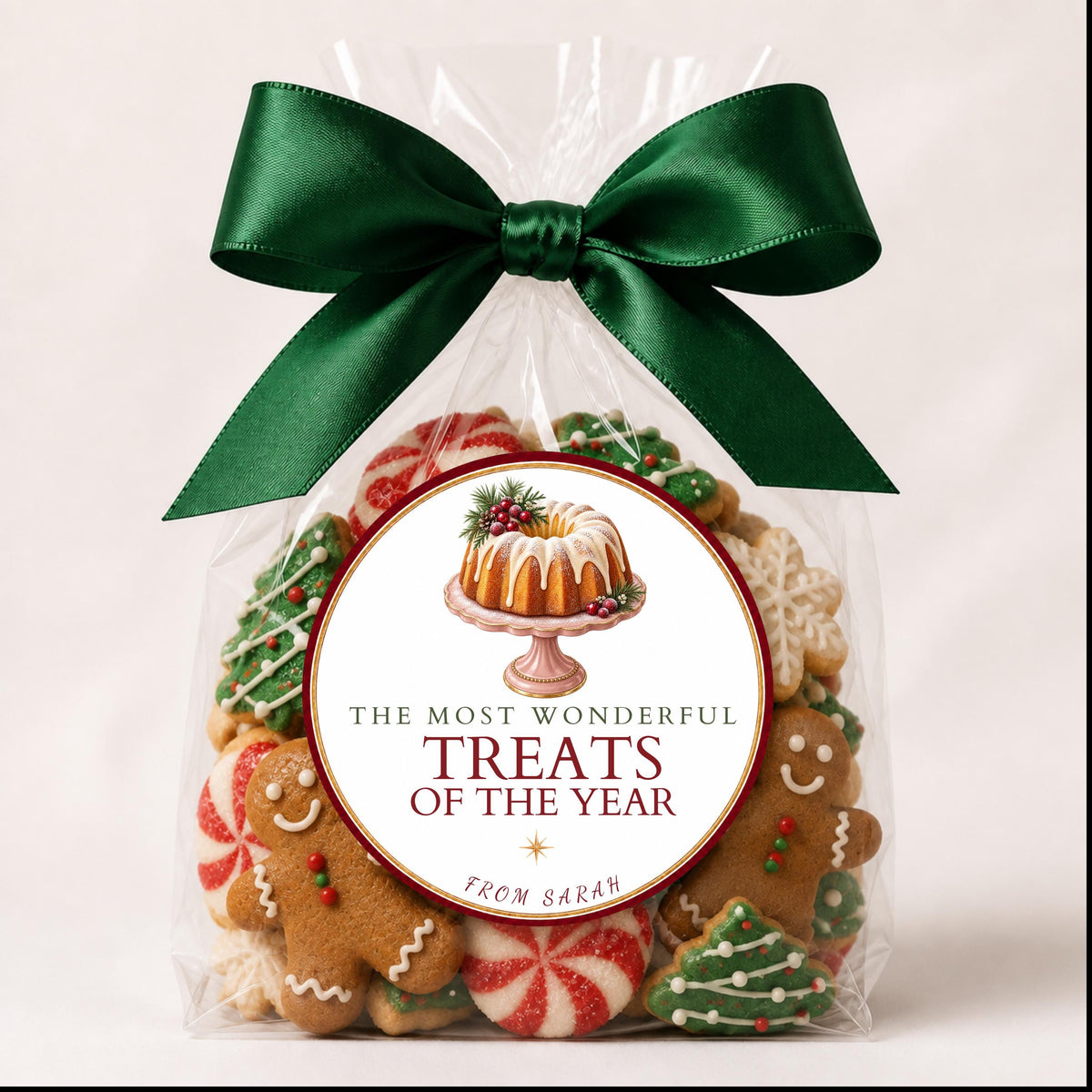 Baking Stickers, Personalized Christmas Kitchen Labels, Holiday Cookie Packaging Seals, Custom Baked With Love Designs