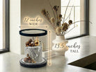 Large Round Tall Clear Cake Box - 12" D x 13.5" H - RW12135 Round cake box