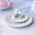 Love Heart Lace Ribbon Wedding Favor Boxes 50 Pcs - loveheartW Gift Boxes & Tins