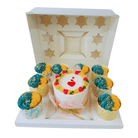 Mini Cake and Cupcakes Bento Boxes With Clear Lid and 8 Cupcake Holes - Sweet Degrees Kitchen